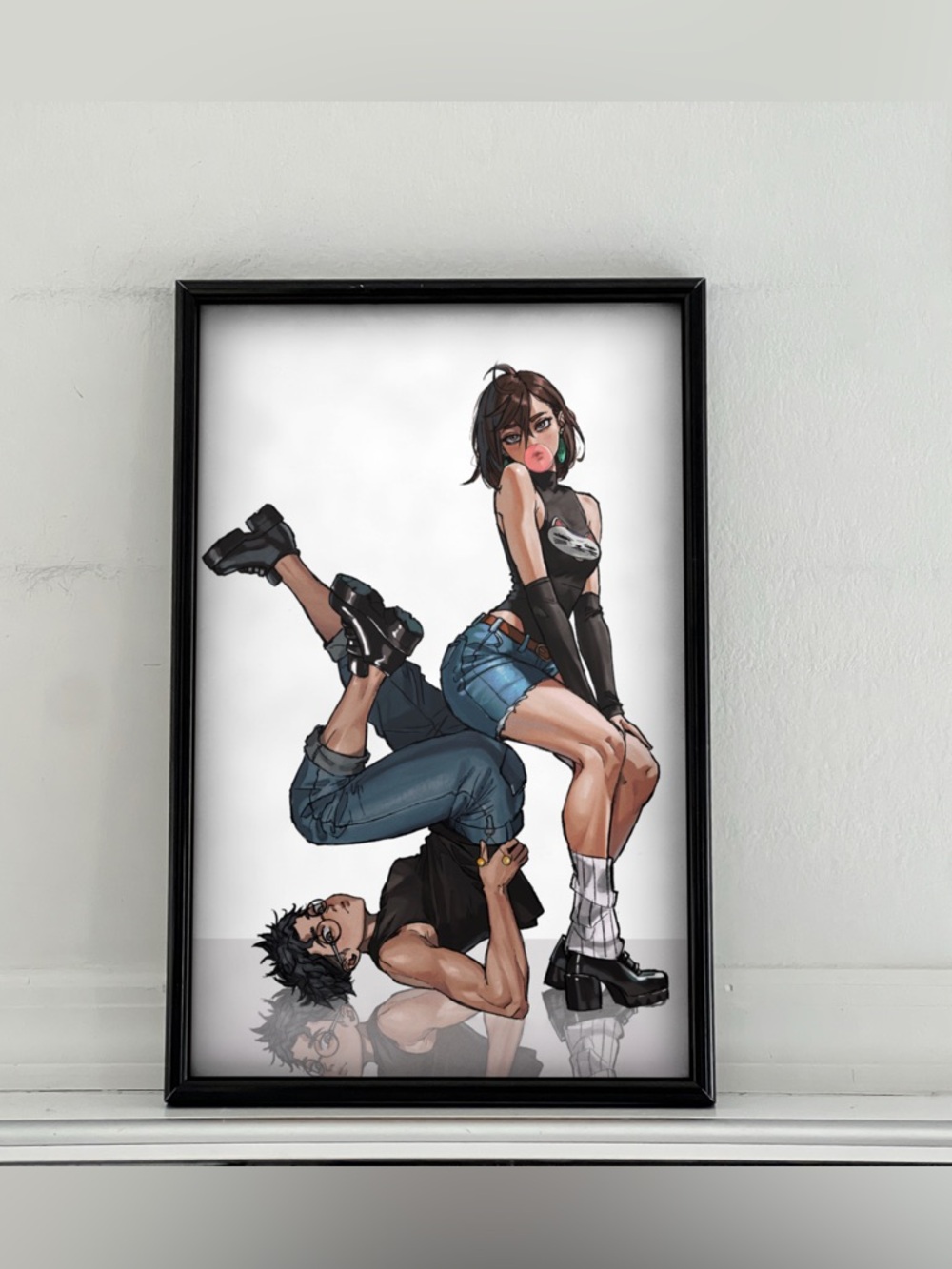 Dandadan Momo Ayase Ken Okarun Takakura Anime Poster